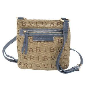 Bulgari Shoulder Logomania Beige Bag